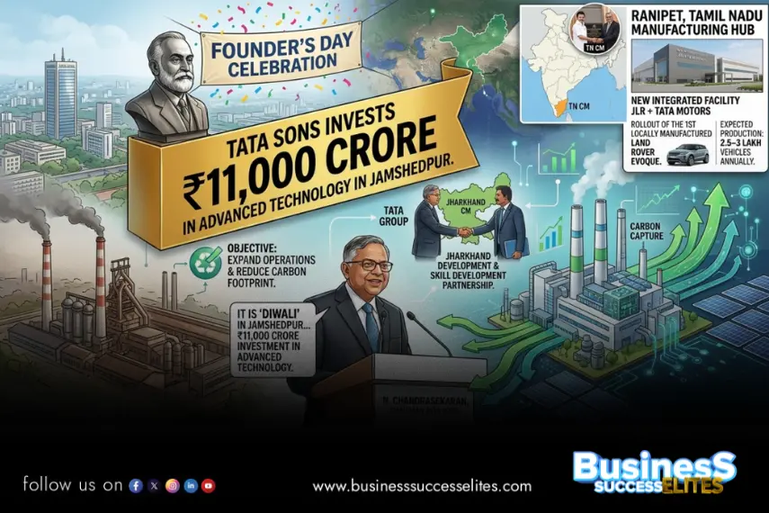 Tata Sons Announces ₹11,000 Crore Investment in Advanced Technology Development in Jamshedpur