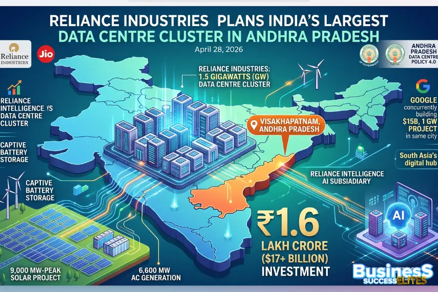 Reliance Industries Plans India’s Largest Data Centre in AP