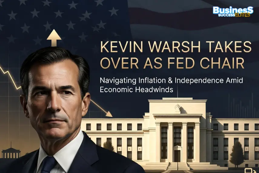 Kevin Warsh Takes Over as Federal Reserve Chair Amid Economic Headwinds