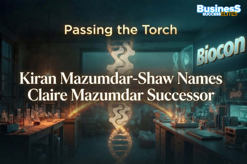 Biocon Founder Kiran Mazumdar-Shaw Names Niece Claire as Successor to Lead Biotech Empire