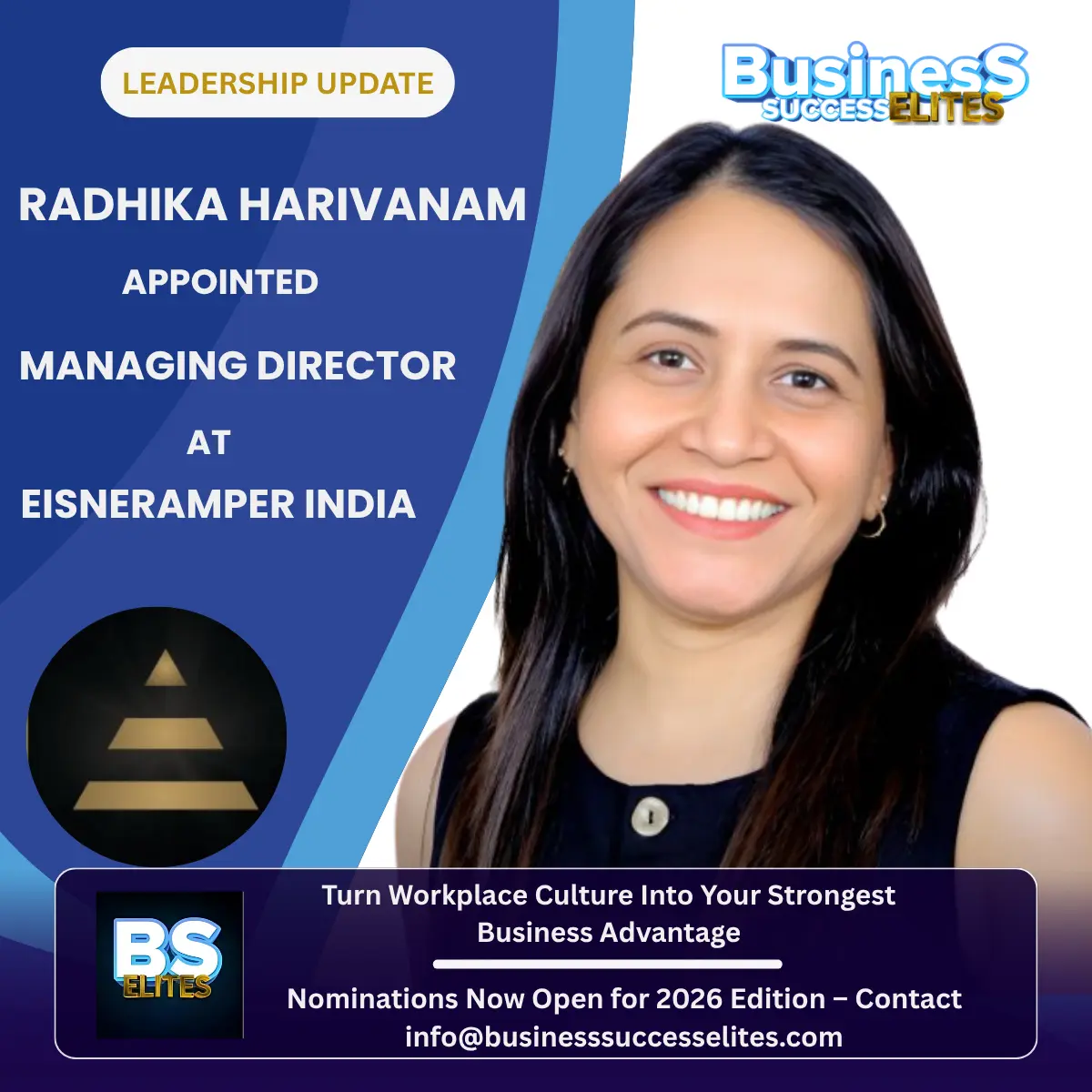 Radhika Harivanam Appointed Managing Director at EisnerAmper India