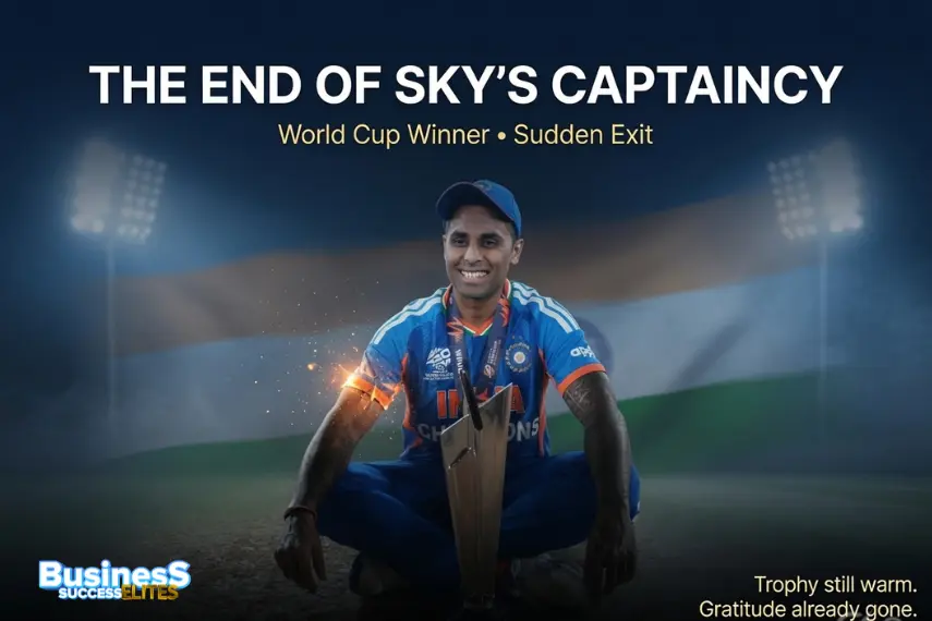 Suryakumar Removed as India T20 Captain, To Lose Place in Team as well