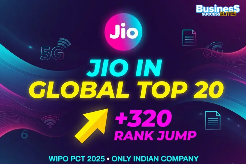 WIPO Ranks Jio Platforms in the Global Top 20 I India Finally Gate-Crashes the Patent Party